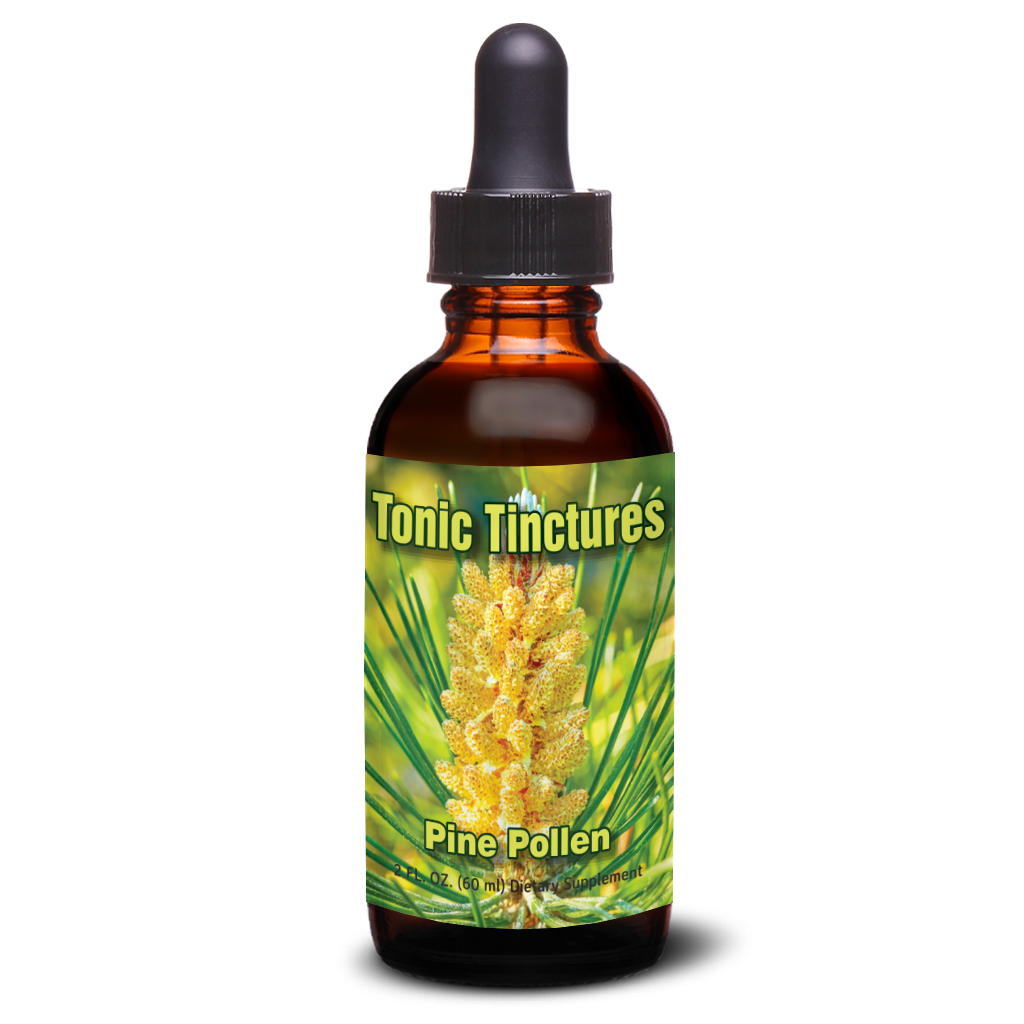 Pine Pollen Strength Booster and physical Performance Tincture 2 oz. –  Saluz Health
